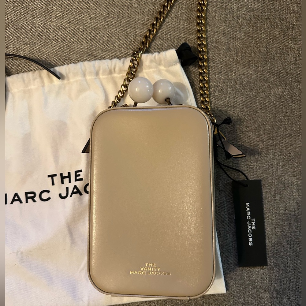 NWT Marc Jacobs Beige Crossbody Bag